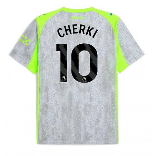 Stroje piłkarskie Manchester City Rayan Cherki #10 Koszulka Trzeciej 2025-26 Krótki Rękaw